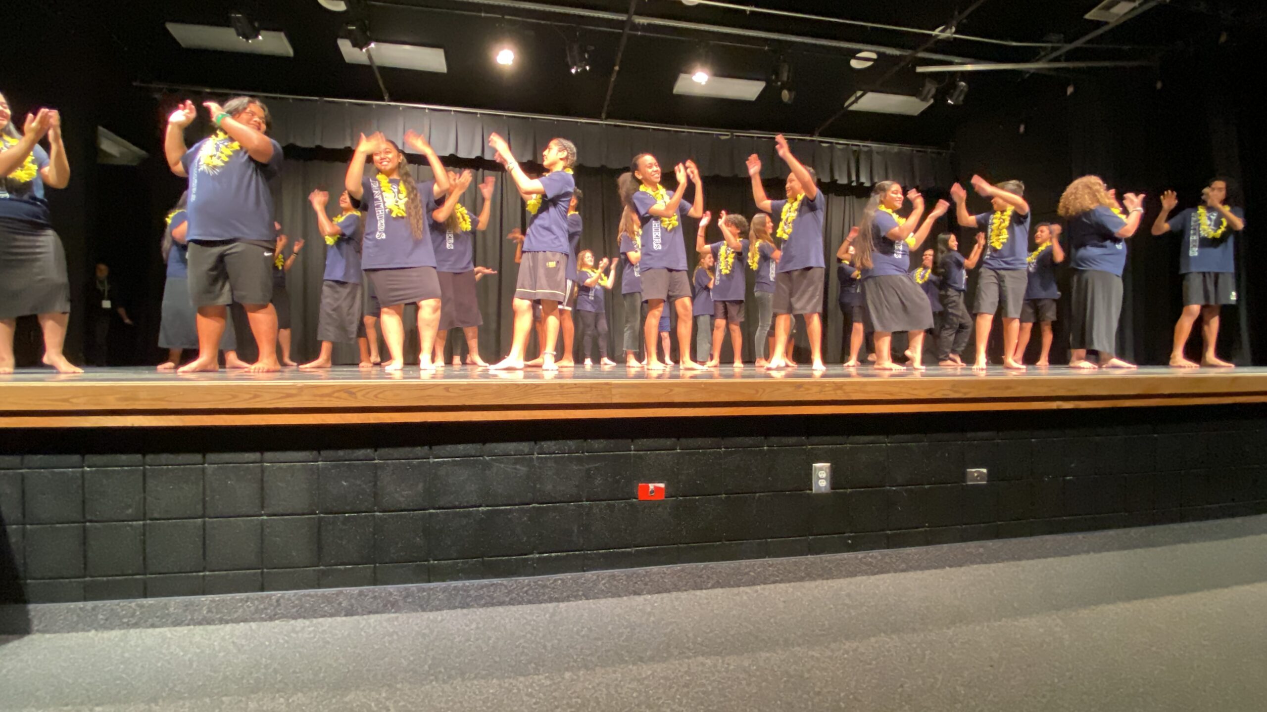 Students Performing in the School Assembly